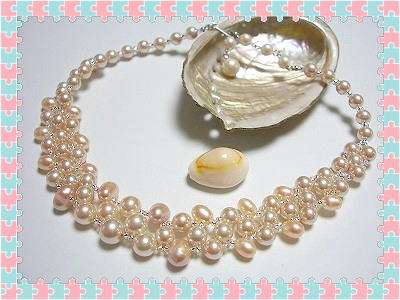 ҂݂݃p[`[J[ Braided Pearl Necklace